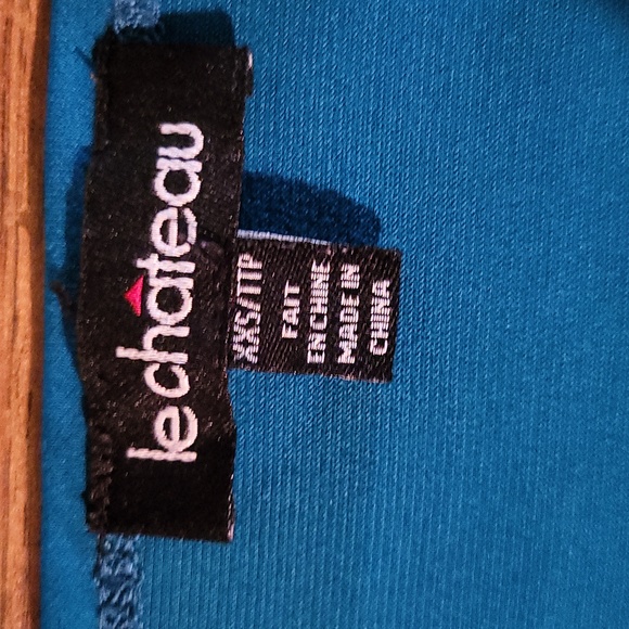 Vintage LeChateau sleeveless blouse - blue -xx-small - Picture 5 of 6
